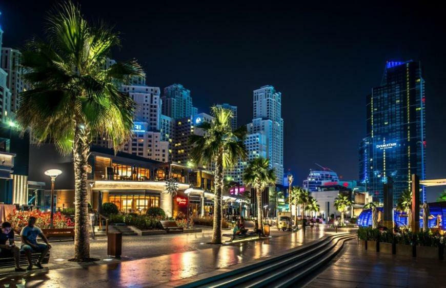 דובאי Luxury Casa - Elite Marina 1 Bedroom Apartment - Jbr Beach מראה חיצוני תמונה